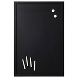 60 x 40 cm. Magnetisk kridttavle med sort ramme – image 1