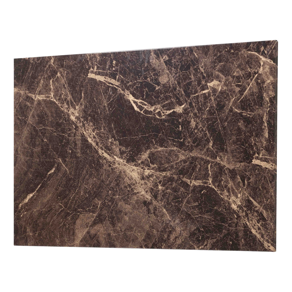 Magnetisk Ståltavle - Brun Marmor 40x60 cm | Ideel til Hjem og Kontor