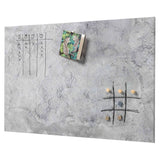 Magnetisk ståltavle 90 x 60 cm. Beton – image 2