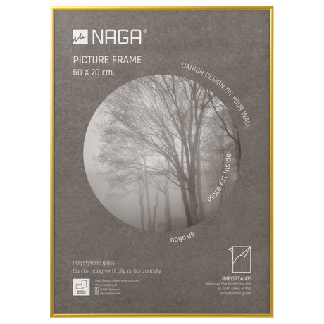 Matt gold picture frame 50x70cm 17010.png