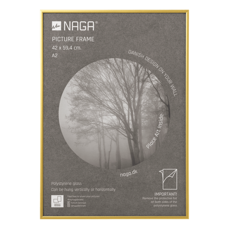 Matt gold picture frame a2 17009.png