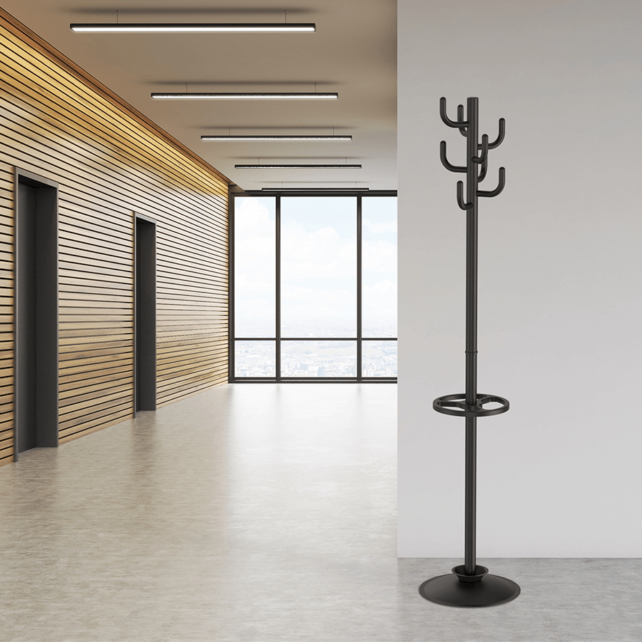 MAUL stumtjener med paraplyholder, sort – image 2