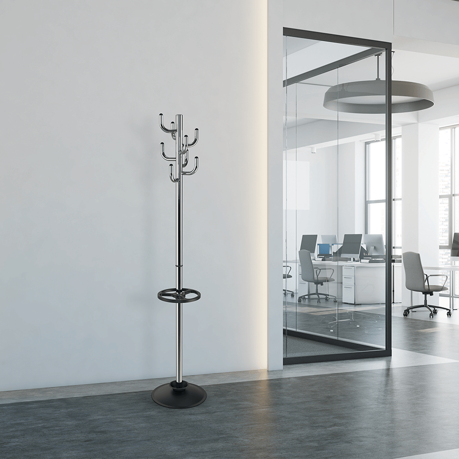 MAUL stumtjener med paraplyholder, krom – image 3