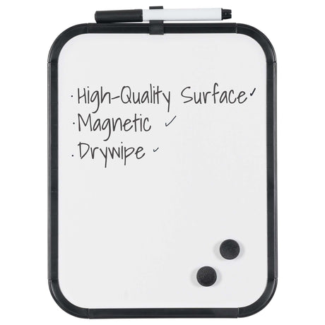 Naga A/S Mini whiteboardtavle med sort ramme 21,6 x 27,9 cm (billede 3)
