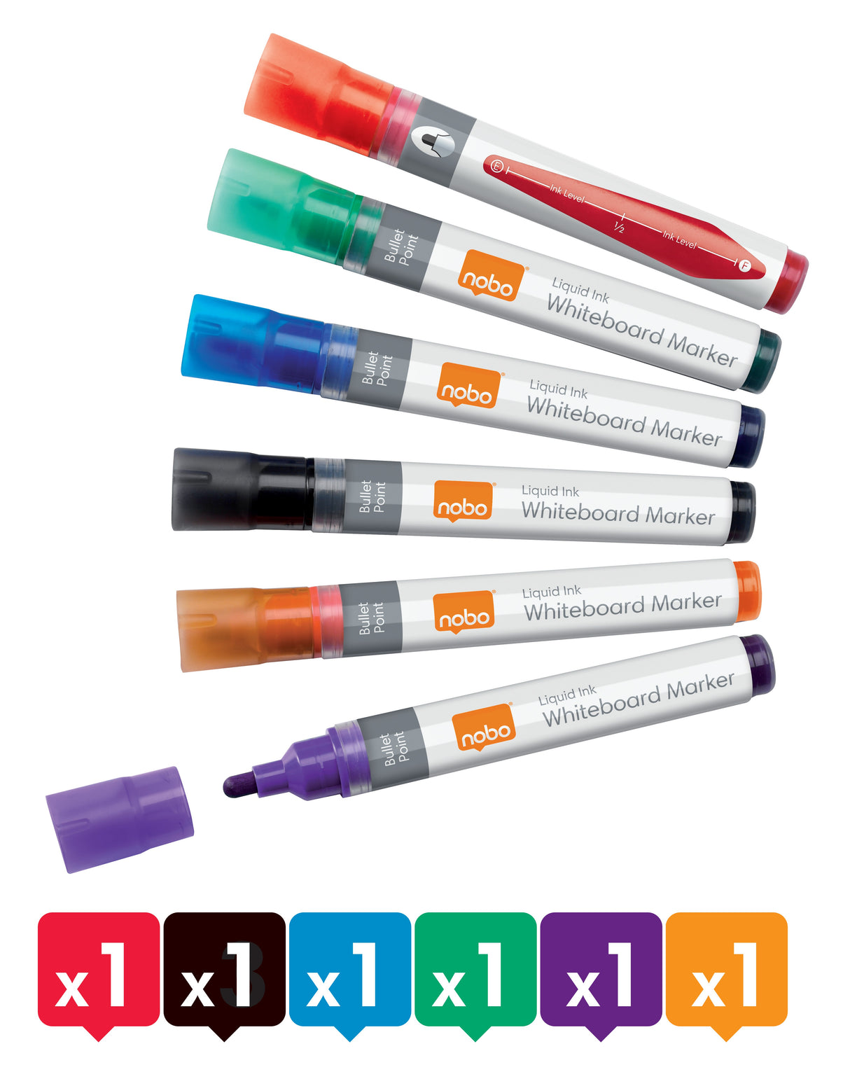 WB marker LiquidInk rund 3mm ass (6) – image 1