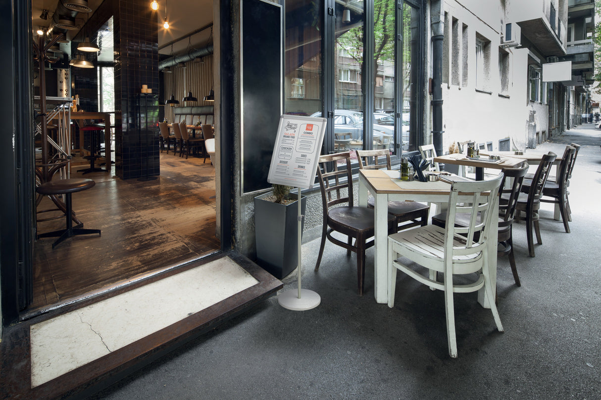 Skifteramme m/runde hjørner på stativ A4 – image 5