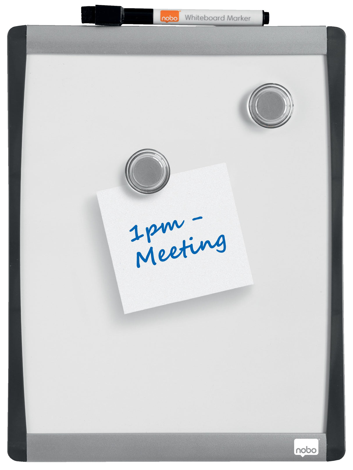 Nobo WB talve m/buet ramme hvid 28x21,5cm – Whiteboards (billede 2)
