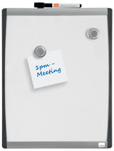 Nobo WB tavle m/buet ramme hvid 33,5x28cm – Whiteboards (billede 2)