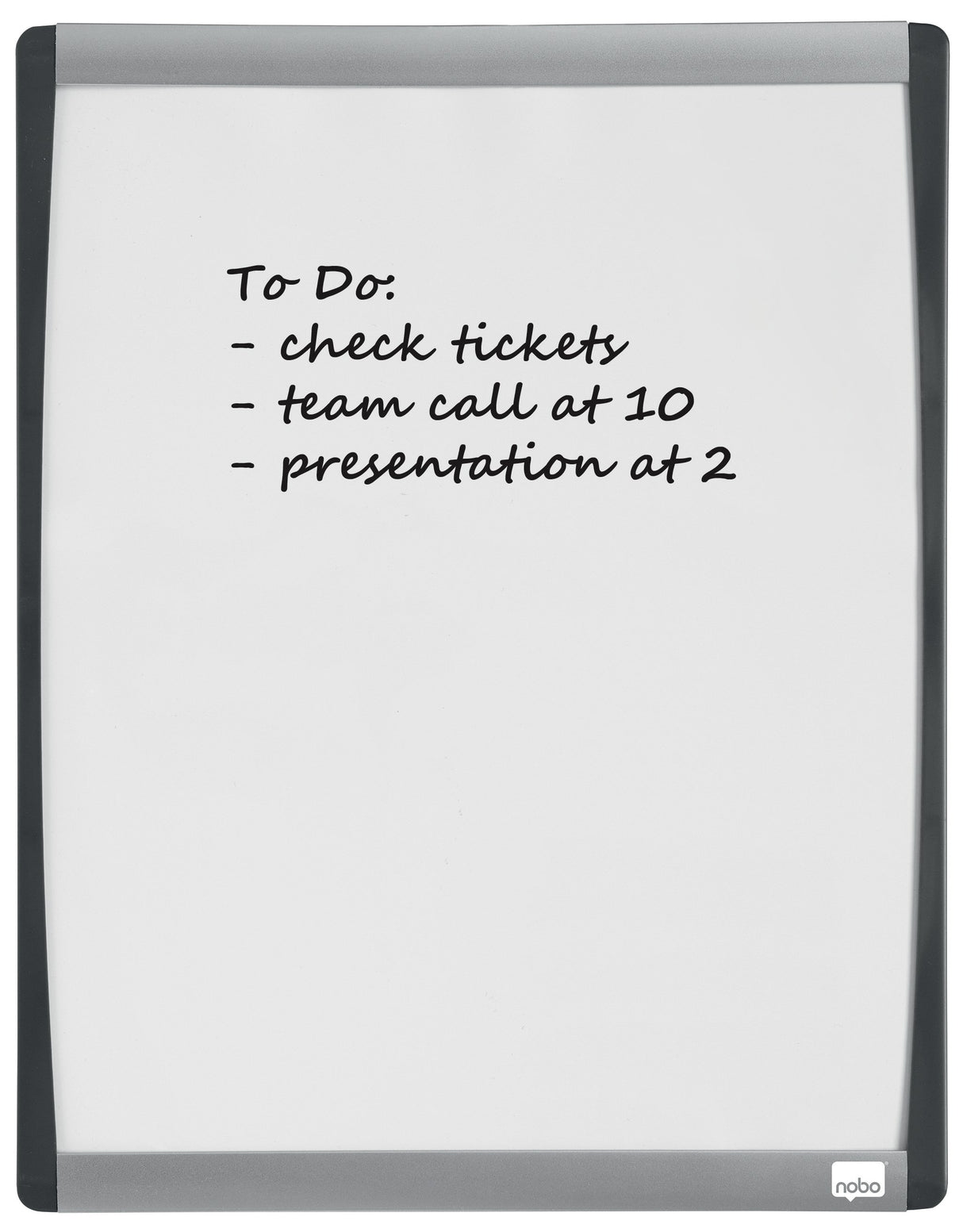 Nobo WB tavle m/buet ramme hvid 33,5x28cm – Whiteboards (billede 3)