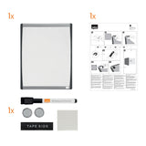 Nobo WB tavle m/buet ramme hvid 33,5x28cm – Whiteboards (billede 4)