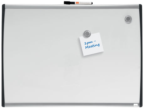 WB tavle m/buet ramme hvid 58,5x43cm – image 2