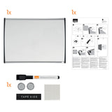 Nobo WB tavle m/buet ramme hvid 58,5x43cm – Whiteboards (billede 4)