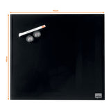 Glastavle Diamond 45x45cm detailpak sort – image 3