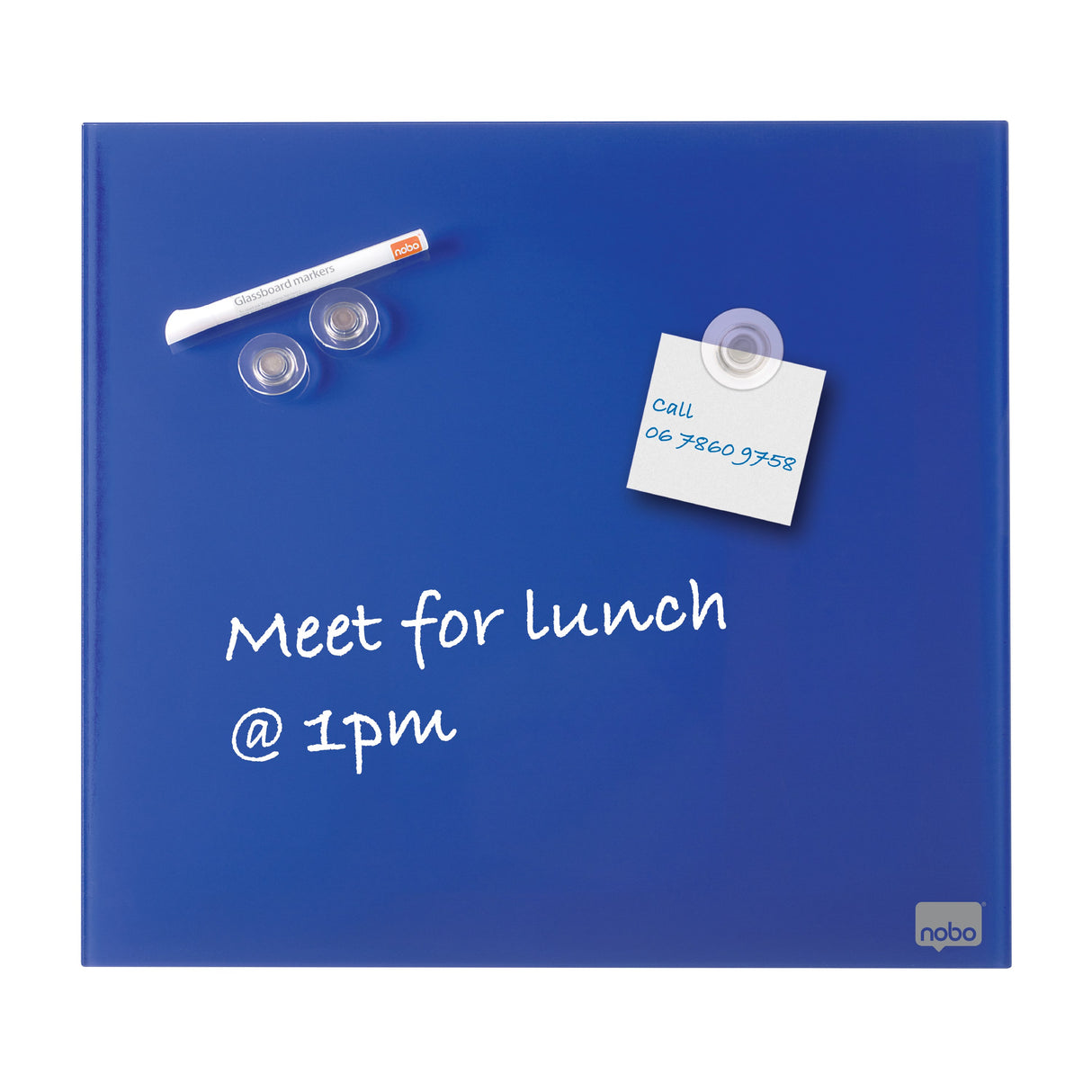 Glastavle Diamond 45x45cm detailpak blå – image 4