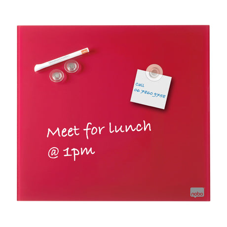 Glastavle Diamond 45x45cm detailpak rød – image 4