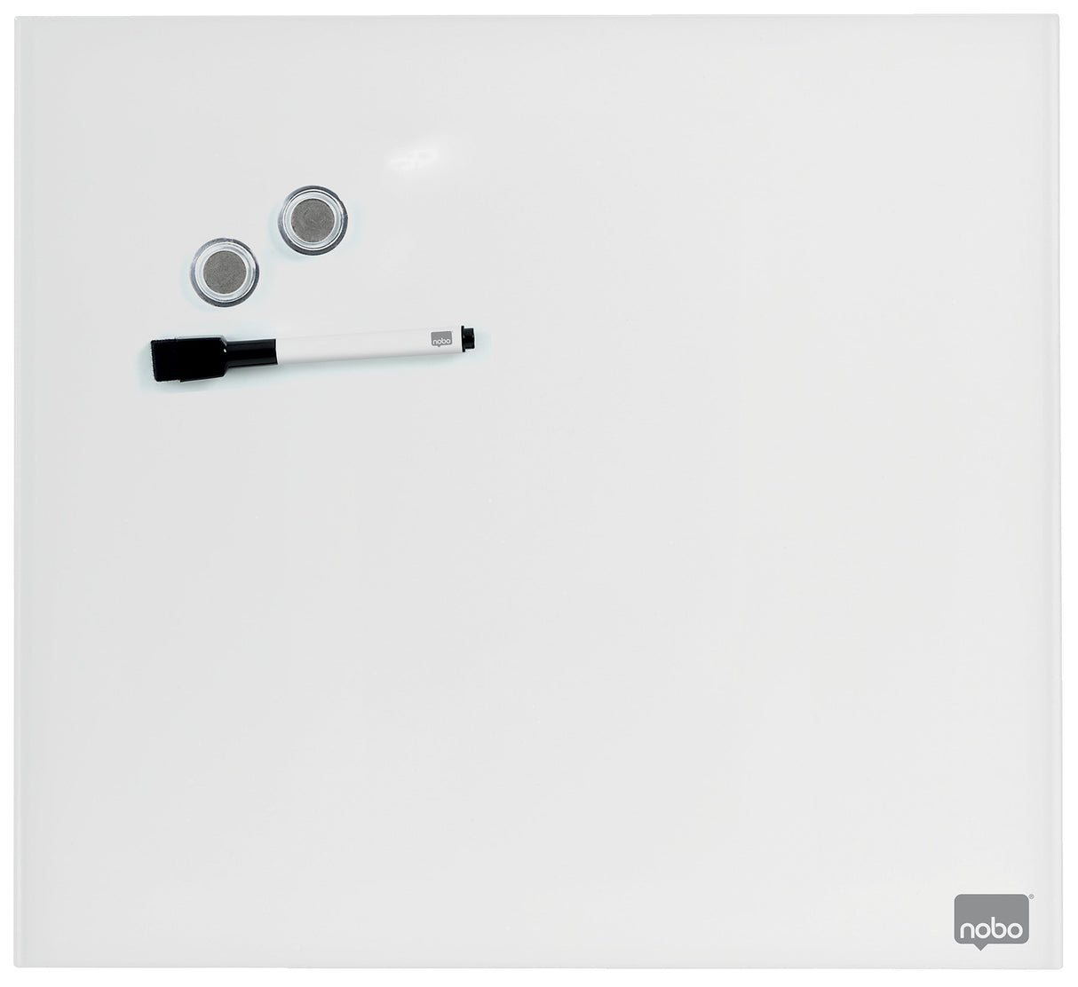 Nobo Glastavle Diamond 30x30cm detailpak hvid – Glastavler (billede 5)