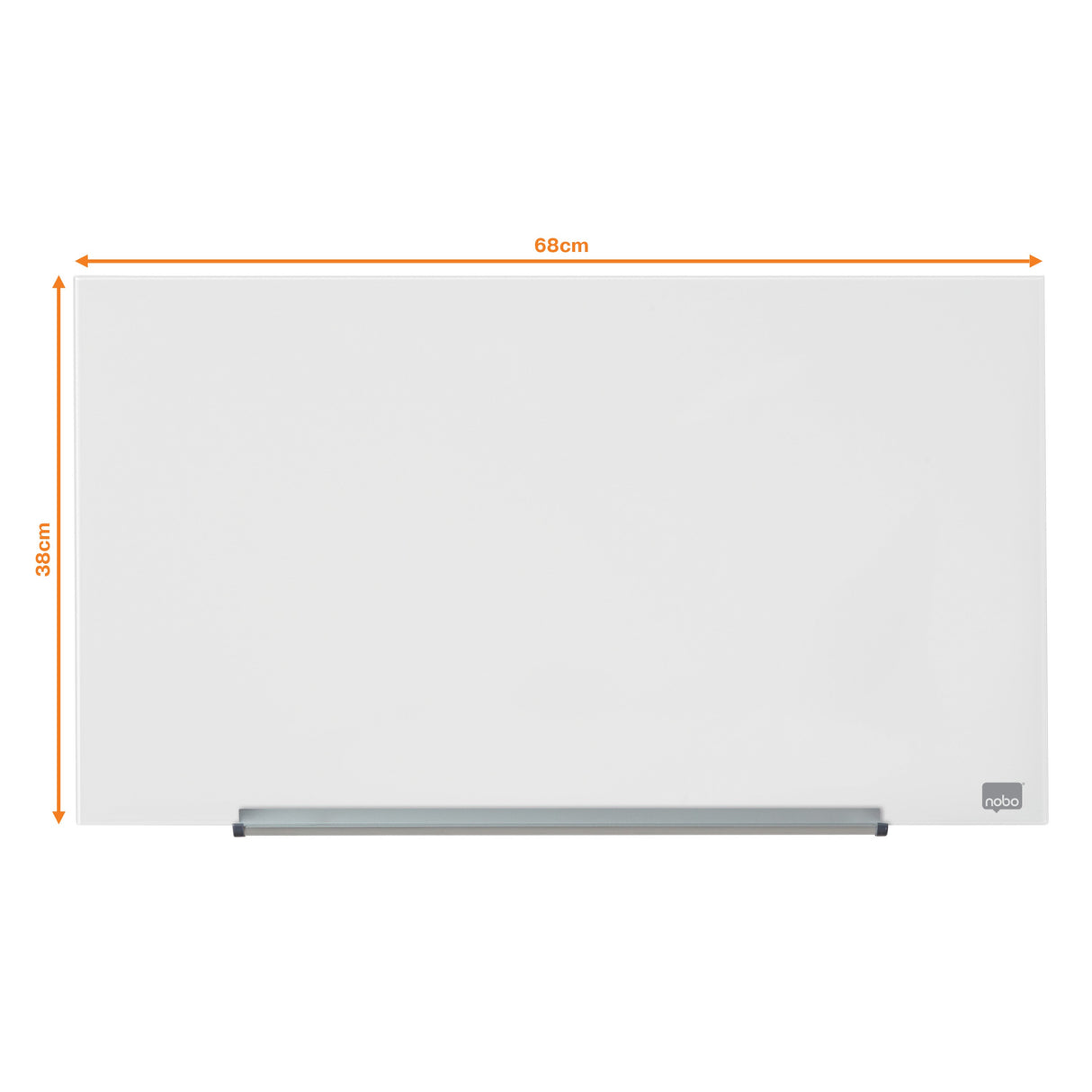 Glastavle Diamond widescreen 31" hvid – image 3