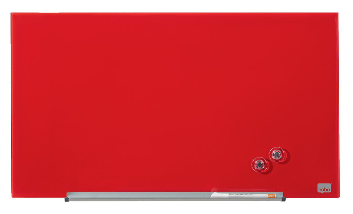 Nobo Glastavle Diamond widescreen 31'' rød – Glastavler (billede 5)