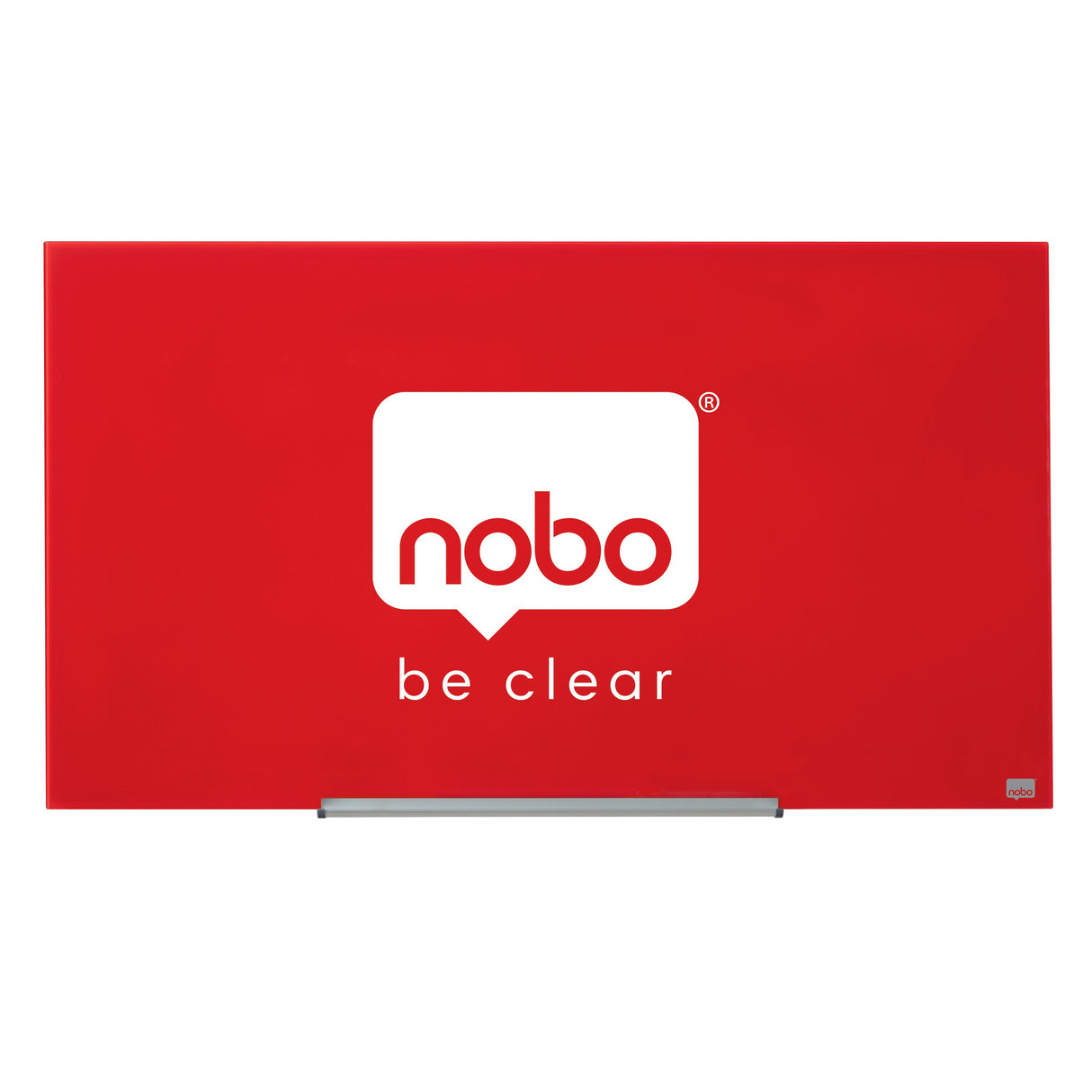 Nobo Glastavle Diamond widescreen 45'' rød – Glastavler (billede 2)