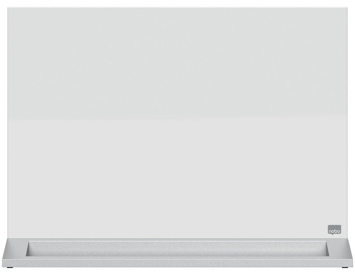 Nobo Skrivebordstavle glas 58x44cm hvid – Glastavler (billede 1)