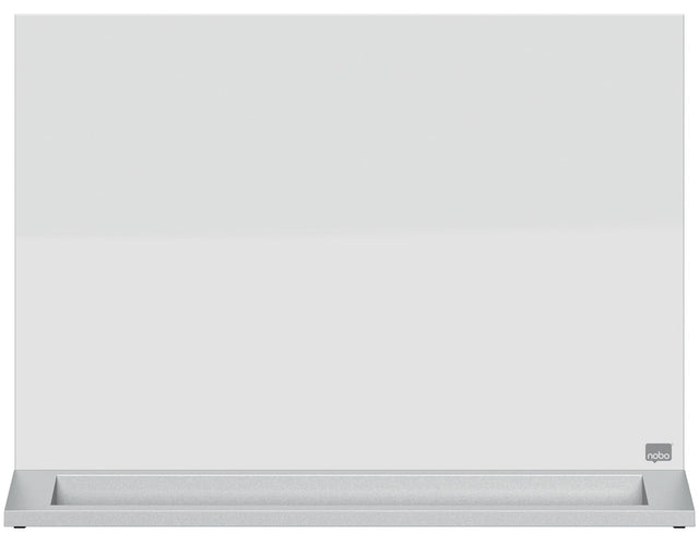 Nobo Skrivebordstavle glas 58x44cm hvid – Glastavler (billede 1)