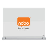 Nobo Skrivebordstavle glas 58x44cm hvid – Glastavler (billede 3)
