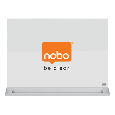 Skrivebordstavle glas 58x44cm hvid – image 3