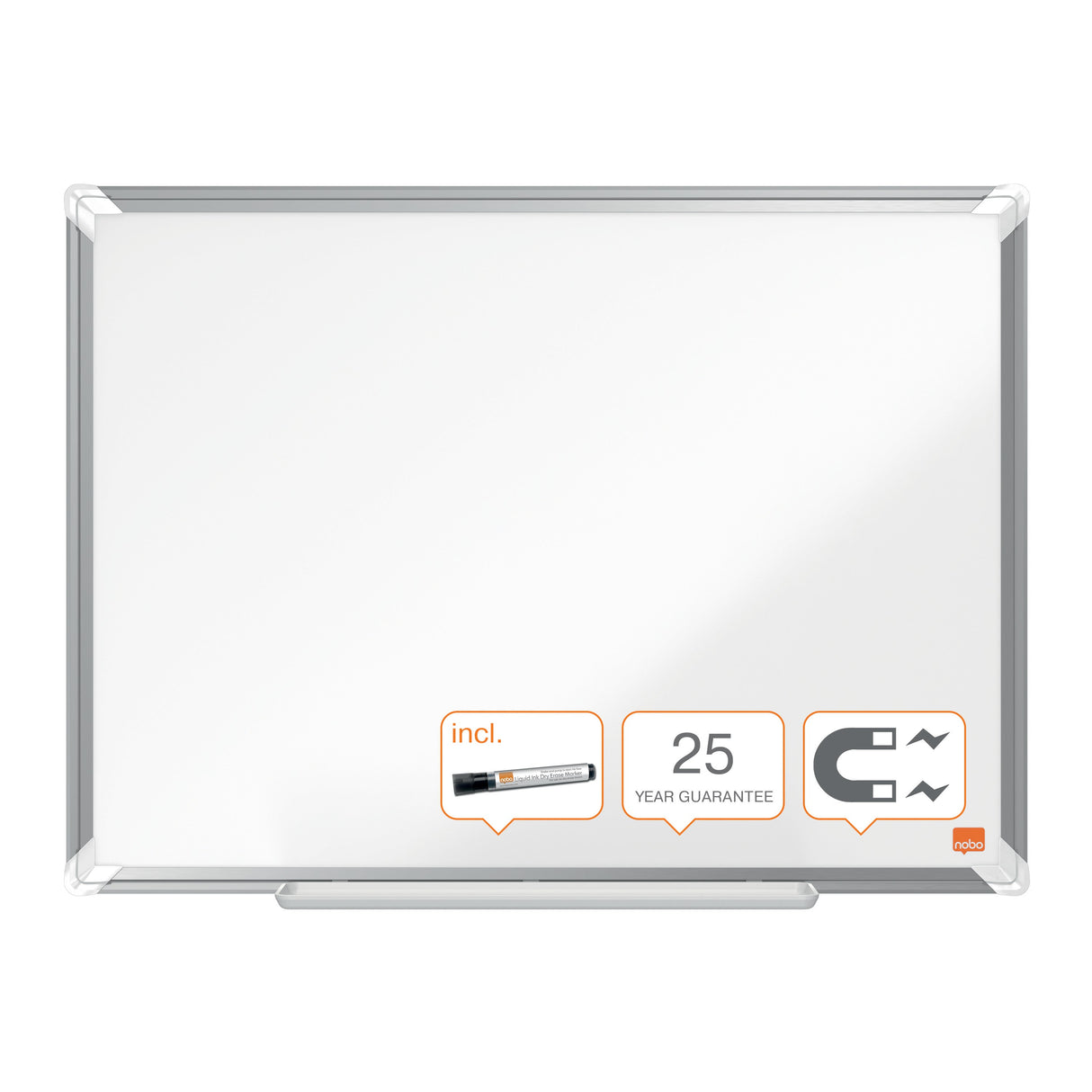 Nobo WB tavle Premium Plus ECO emaljeret 60x45cm – Whiteboards (billede 3)