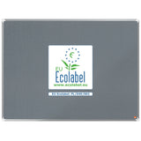 Opslagstavle Premium Plus ECO filt 120x90 grå