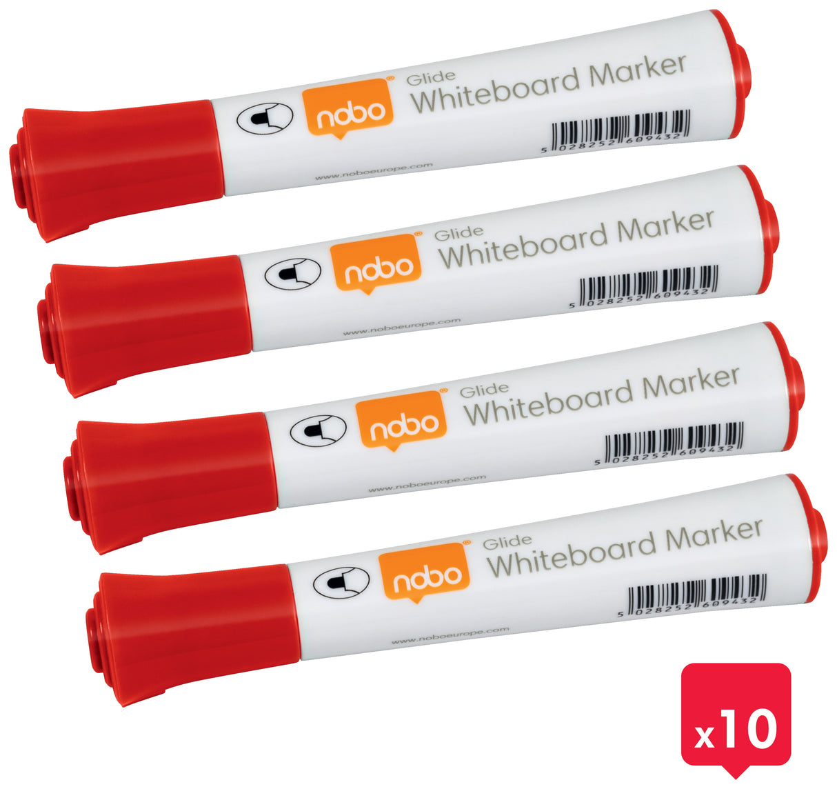 WB marker Glide rund 2mm rød (10) – image 2