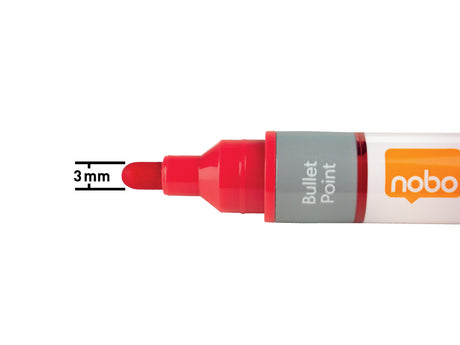 WB marker LiquidInk rund 3mm rød (10) – image 5