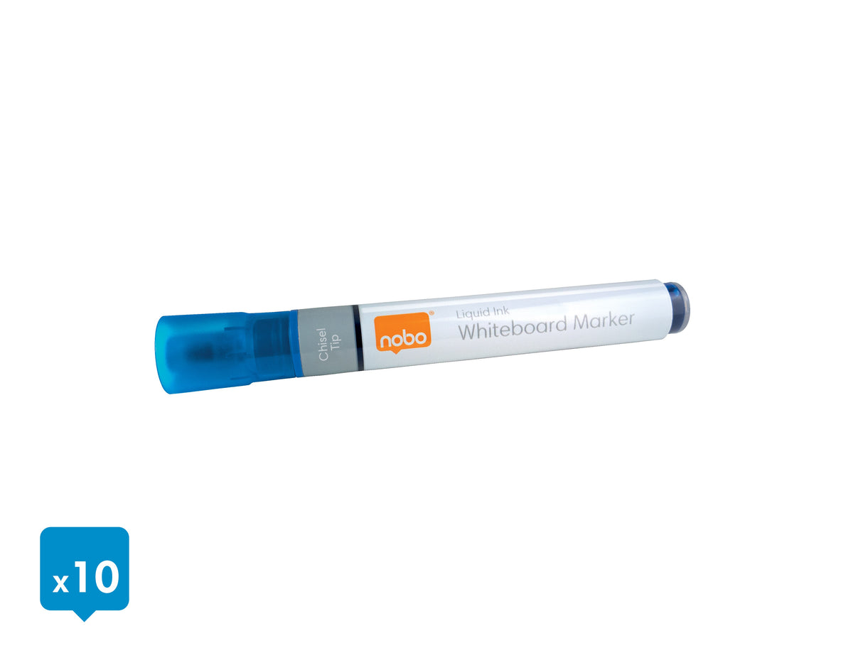 WB marker LiquidInk skrå 4mm blå (10) – image 2