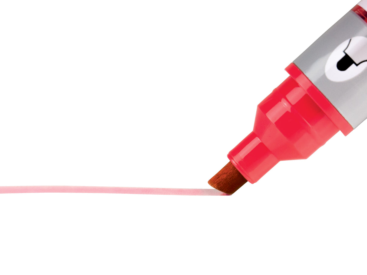 WB marker LiquidInk skrå 4mm rød (10) – image 4