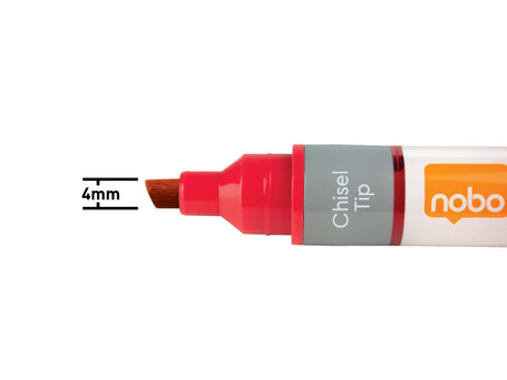 WB marker LiquidInk skrå 4mm rød (10) – image 5