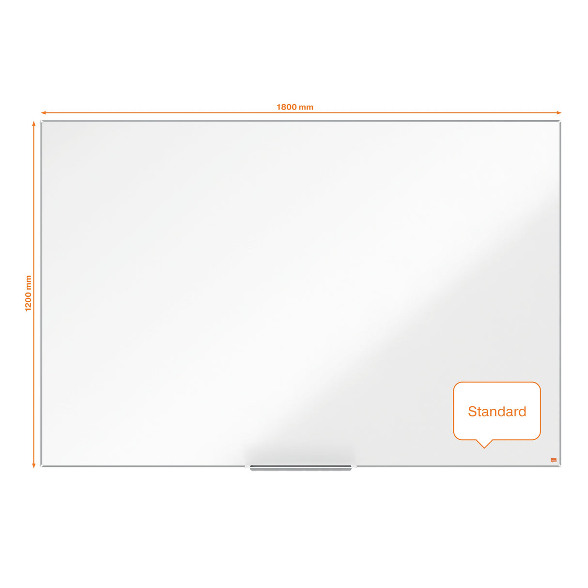 Nobo WB tavle Impression Pro lakeret stål 180x120cm (DS) – Whiteboards (billede 4)