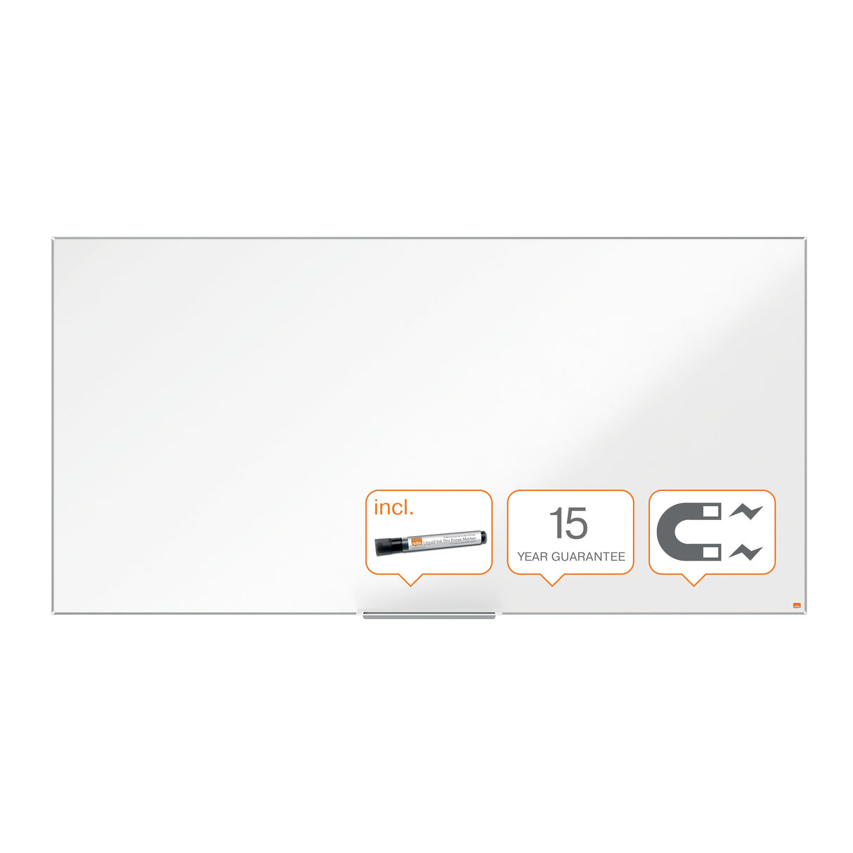 Nobo WB tavle Impression Pro lakeret stål 200x100cm (DS) – Whiteboards (billede 3)