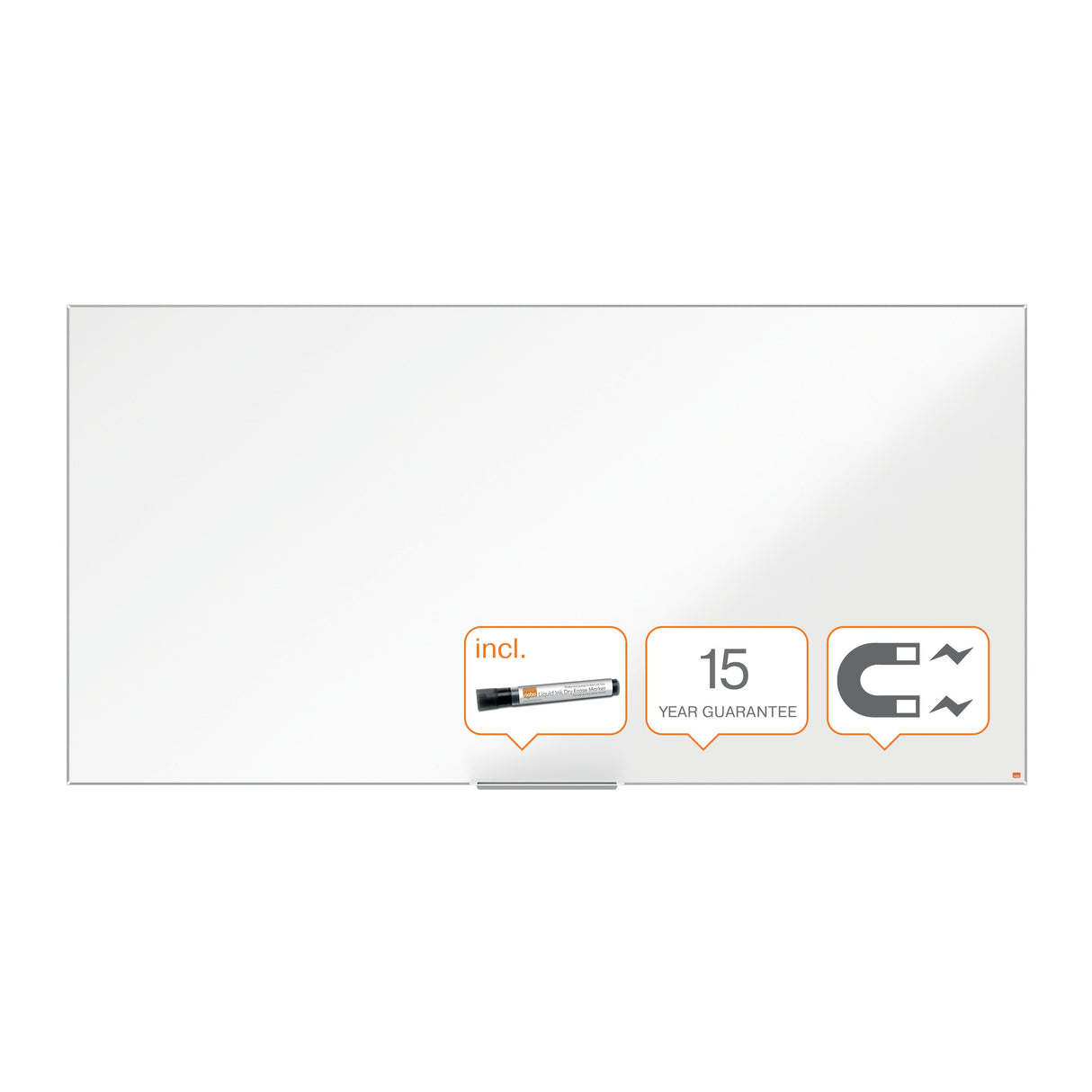 Nobo WB tavle Impression Pro lakeret stål 240x120cm (DS) – Whiteboards (billede 3)