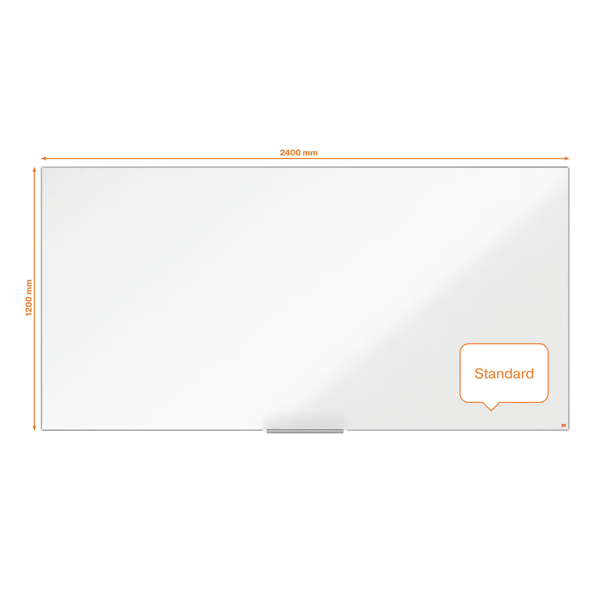 Nobo WB tavle Impression Pro lakeret stål 240x120cm (DS) – Whiteboards (billede 4)