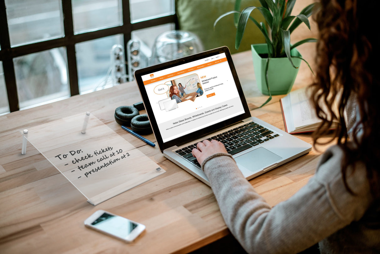 Akryl notestavle Home m/ben A4 – image 2