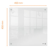 Akryl notestavle Home t/montering 45x45cm