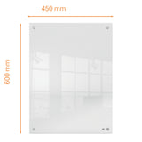 Akryl notestavle Home t/montering 60x45cm