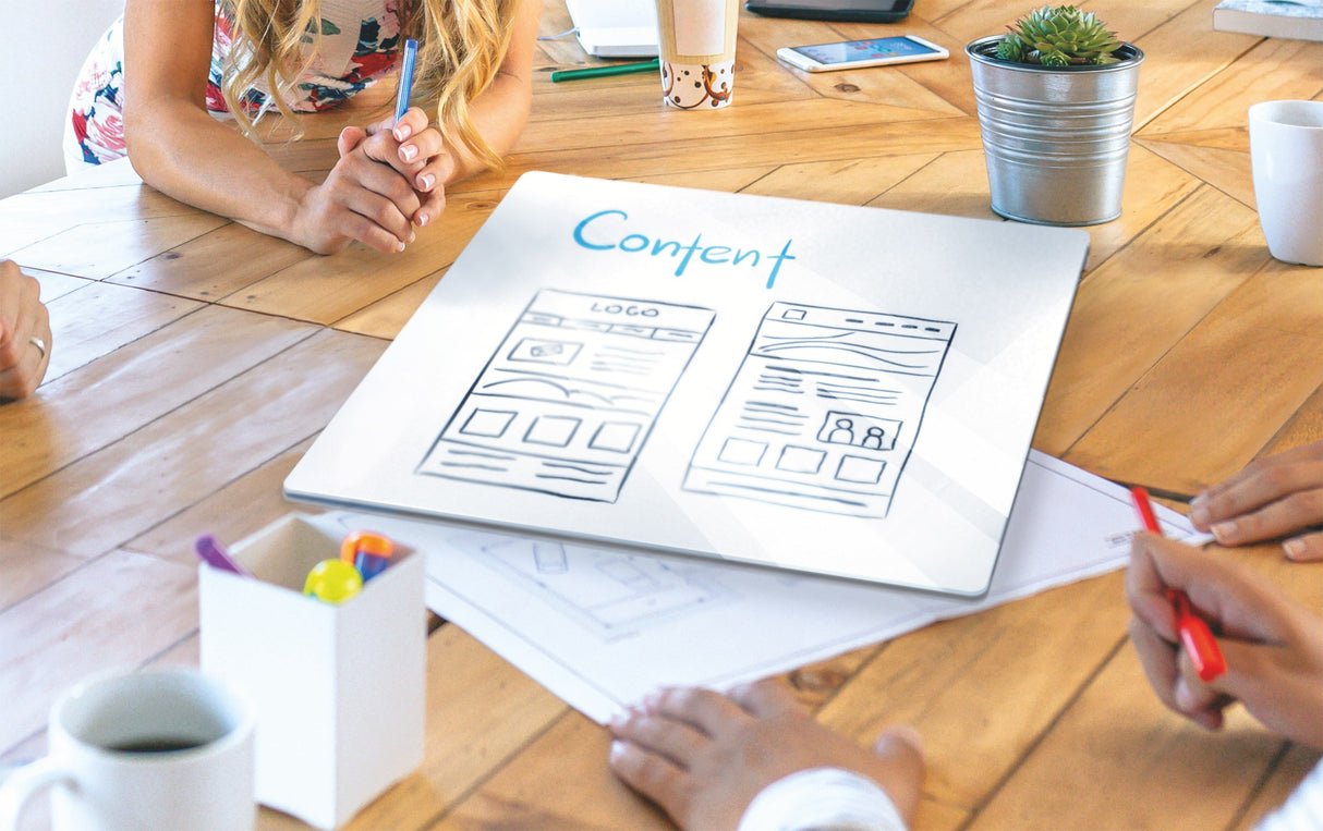 WB tavle magnetisk rammeløs stål 65x45cm – image 4