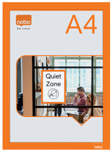 Inforamme magnetisk/selvklæb A4 orange (2) – image 1