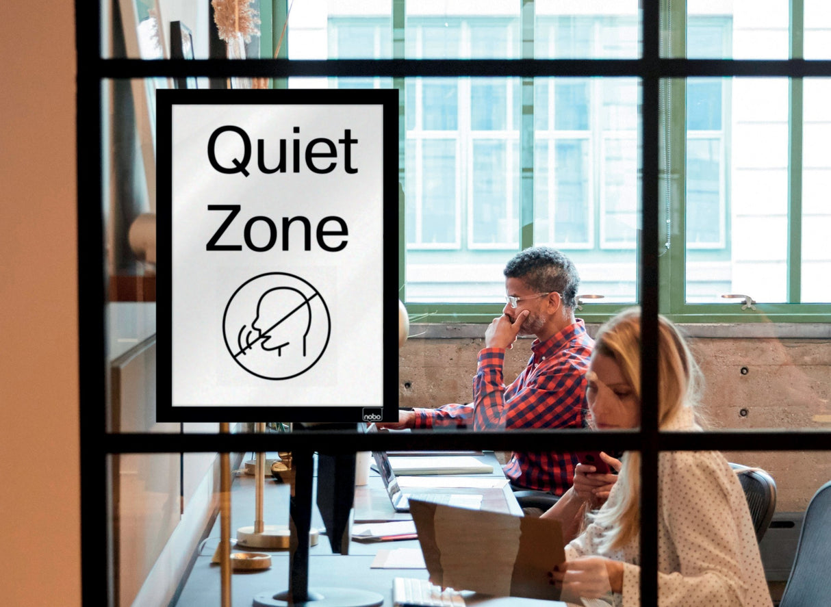 Inforamme magnetisk/selvklæb A4 sort (2) – image 3