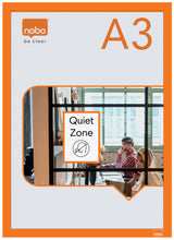 Inforamme magnetisk/selvklæb A3 orange (2) – image 1