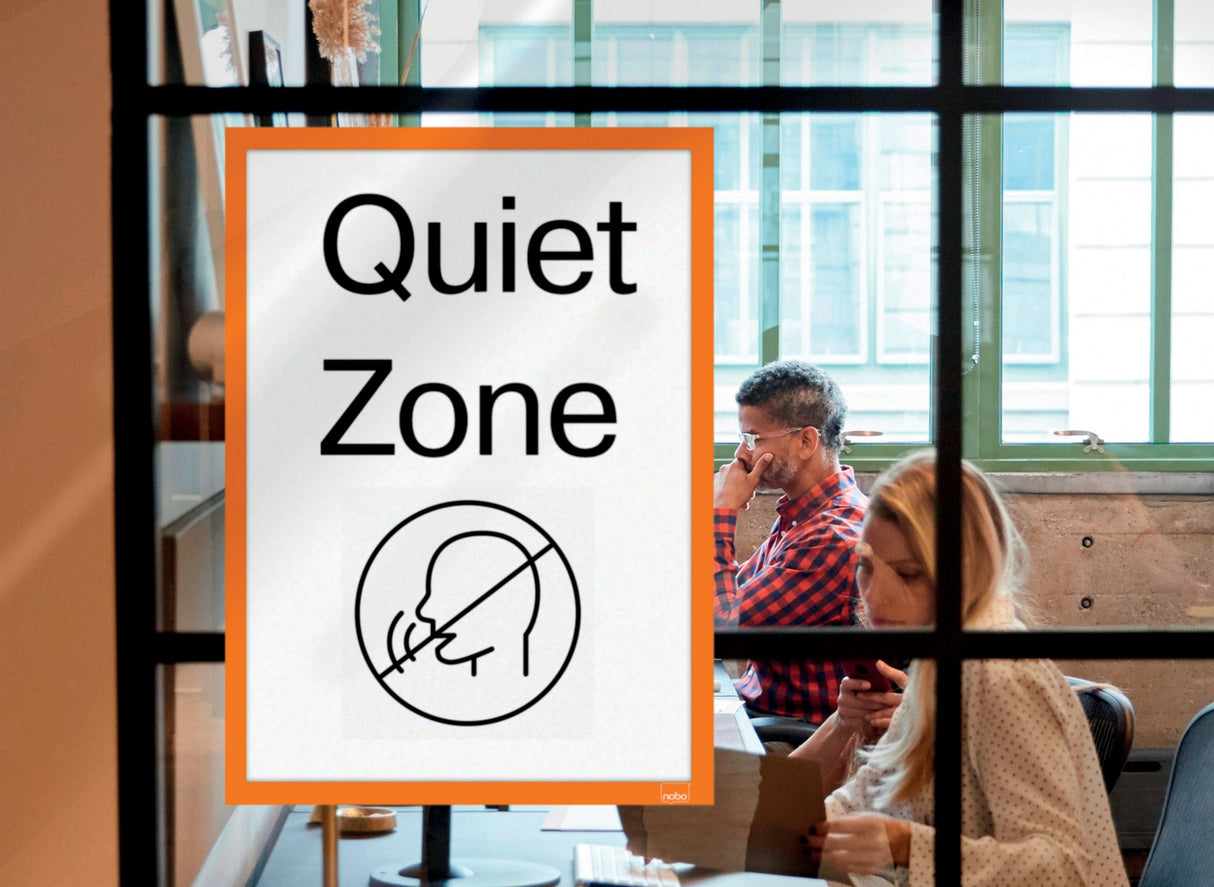 Inforamme magnetisk/selvklæb A3 orange (2) – image 3