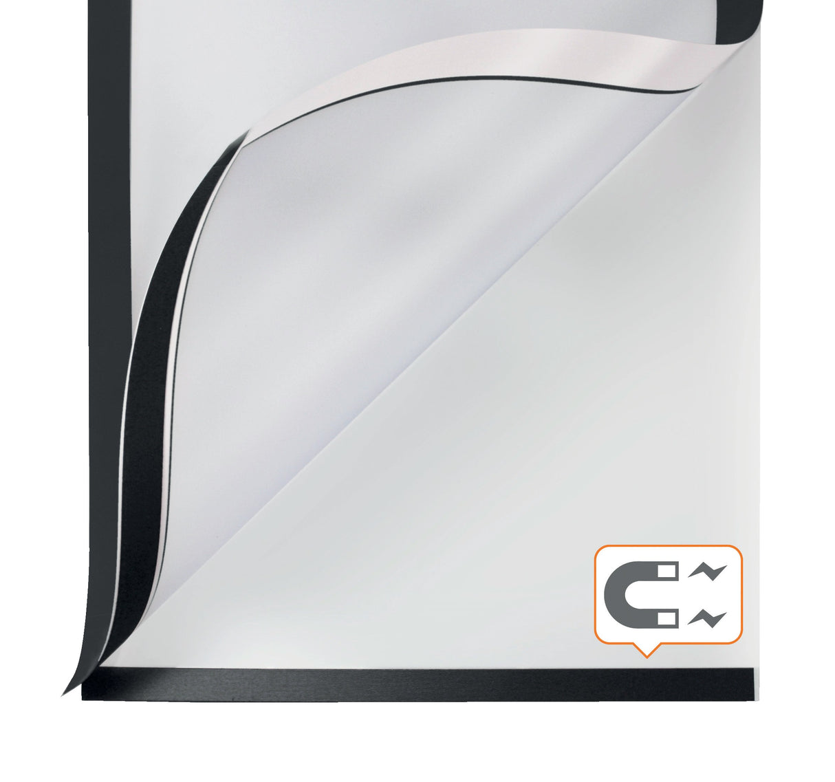 Inforamme magnetisk/selvklæb A3 sort (2) – image 2