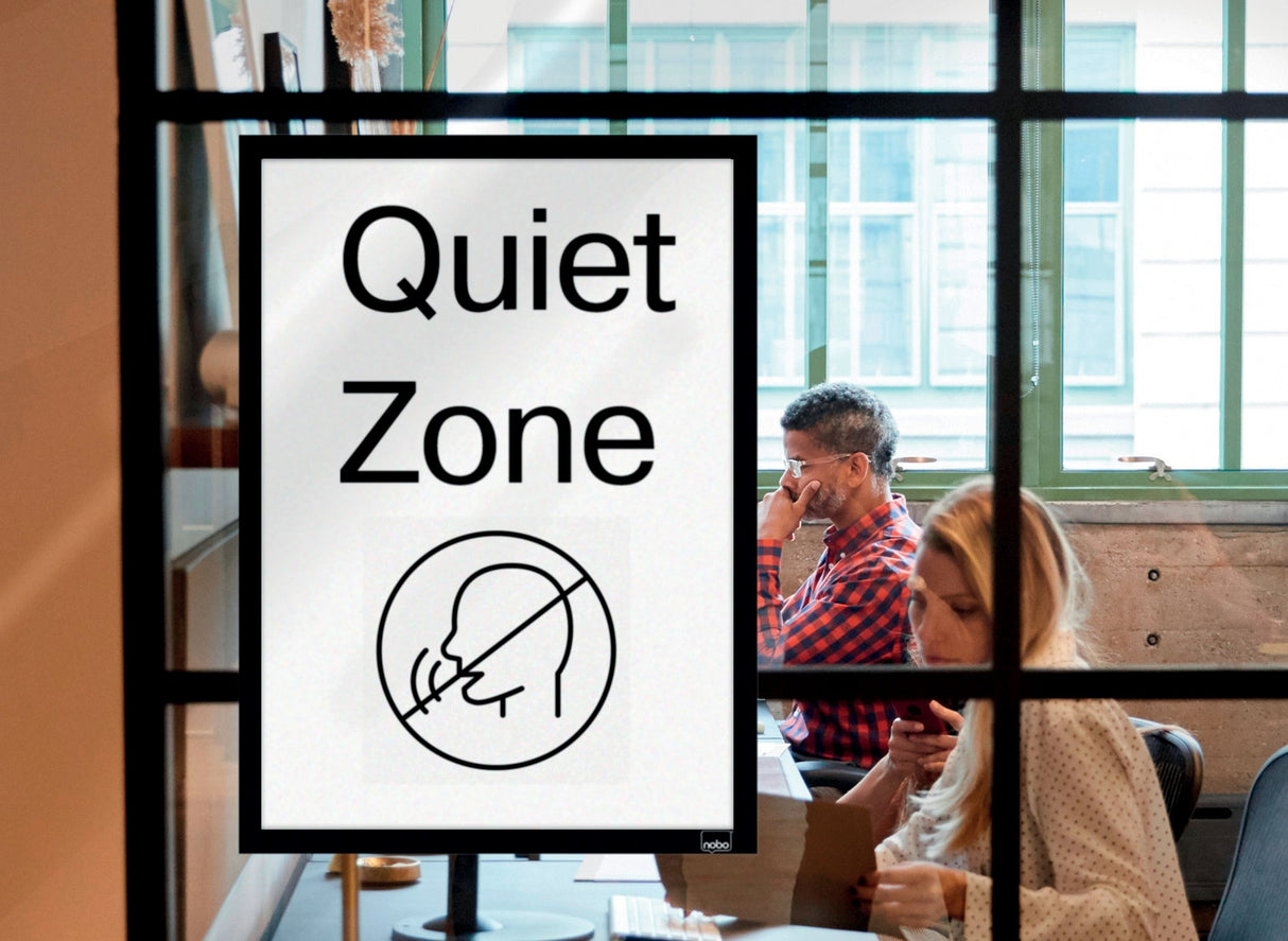 Inforamme magnetisk/selvklæb A3 sort (2) – image 3