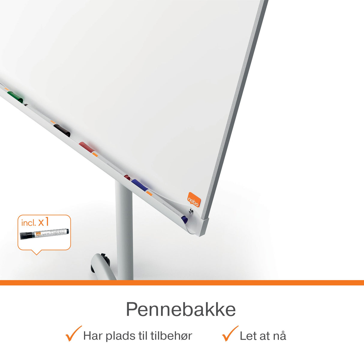 Flipover gulvmodel ECO mobil lakeret magnetisk WB – image 4