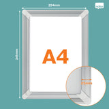 Skifteramme Nobo Premium Plus A4 alumin.